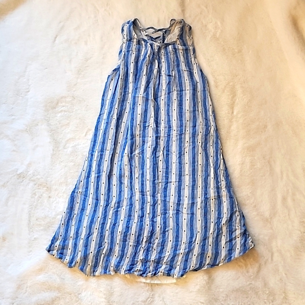 Fun Swiss Dot Patriotic Swing Dress -Size S